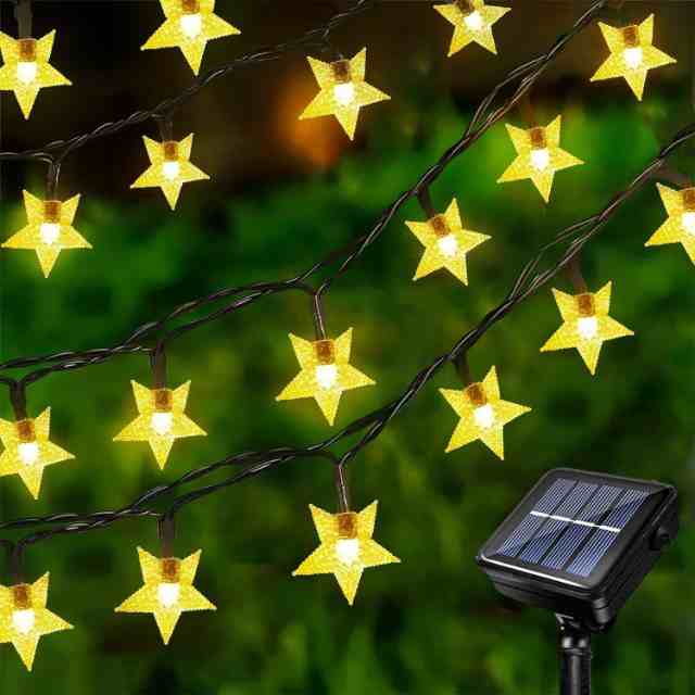 Twinkle Star 50 LED solarna žičana svjetla